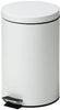 Small Round Waste Receptacle, White