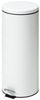Medium Round Waste Receptacle, White