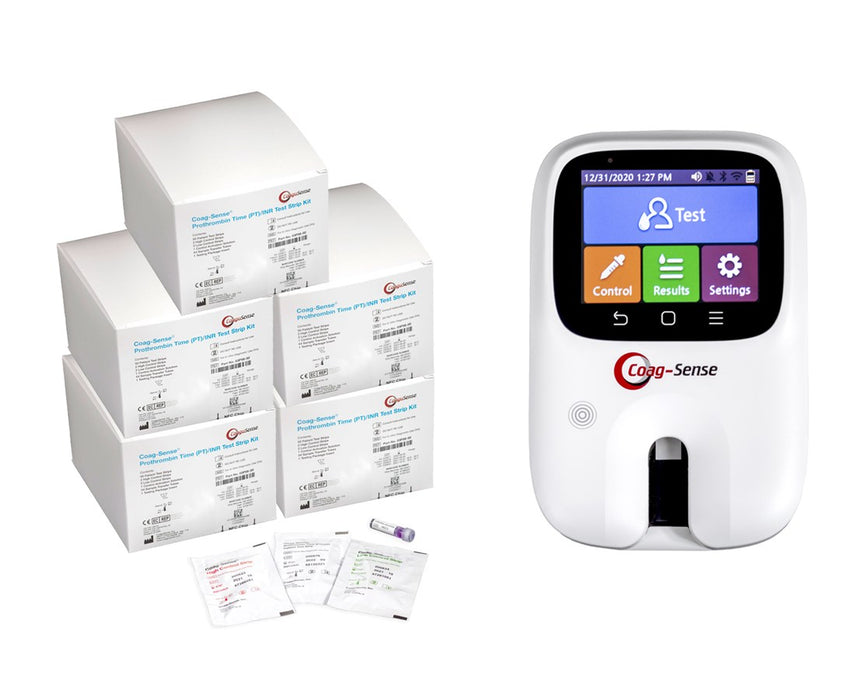 PT2 PT/INR Professional Monitoring System w/ 5 Test Strip Boxes (250 Tests)
