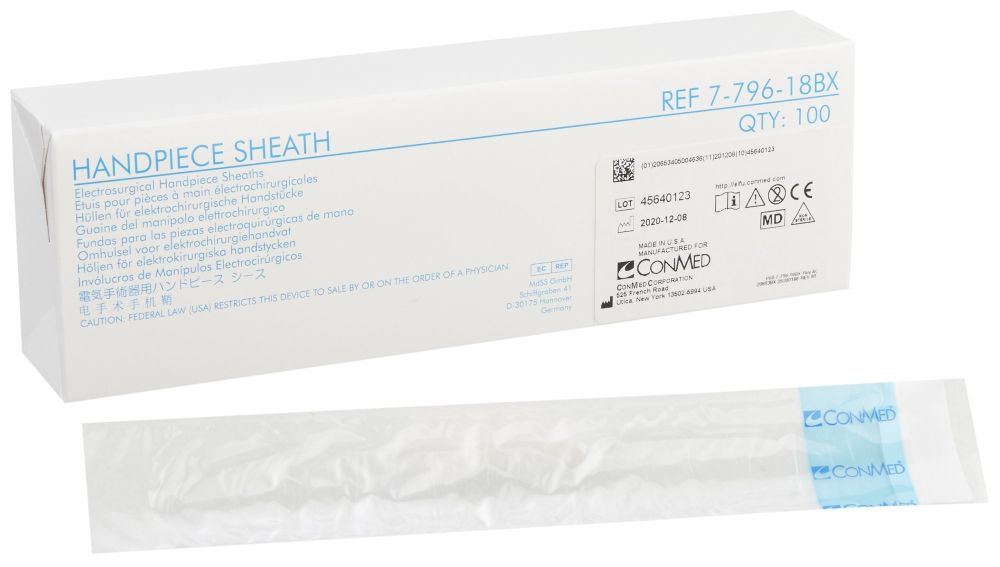 Disposable Sheaths for Hyfrecator Plus/733. 8" (100/bx. 12 bx/cs. Total 1200/cs)