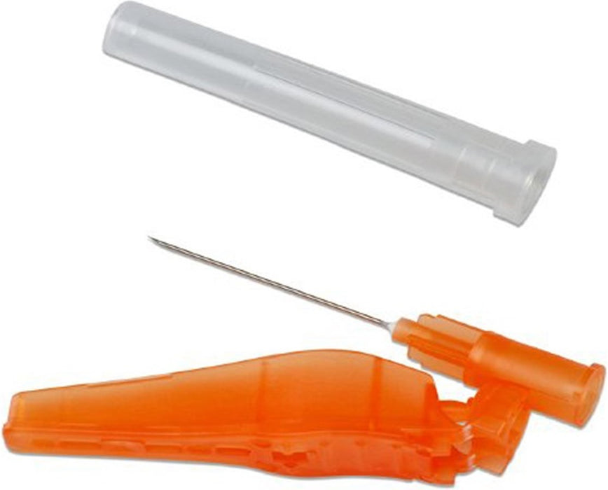 Monoject Safety Hypodermic Needles, 25G x 5/8" - 800/Case