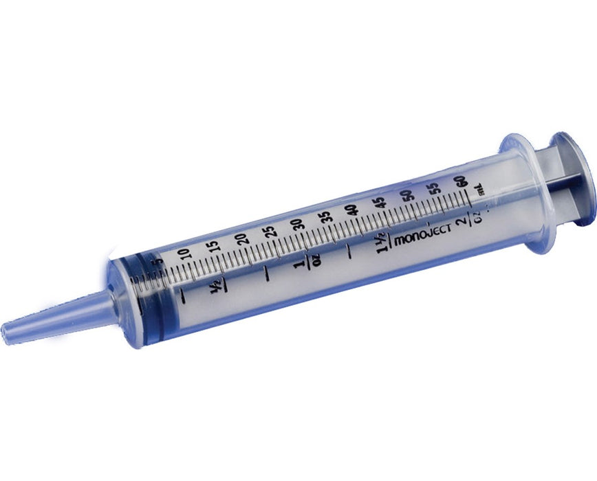 Monoject SoftPack Syringes 60 mL, Luer Lock Tip - 120/Case