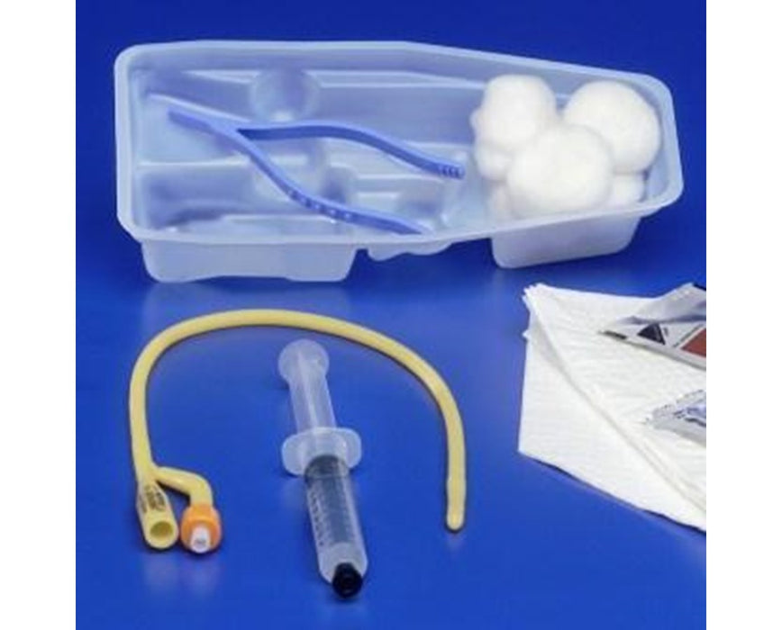 CURITY Universal Catheterization Tray, Foley Latex Catheter, 16 FR - 20/cs