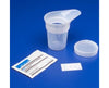Midstream Catch Kit, 4.5 oz - 24/cs - with Screw-on Lid, Detachable Funnel, Patient Label & 1 BZK Towelletes - Sterile