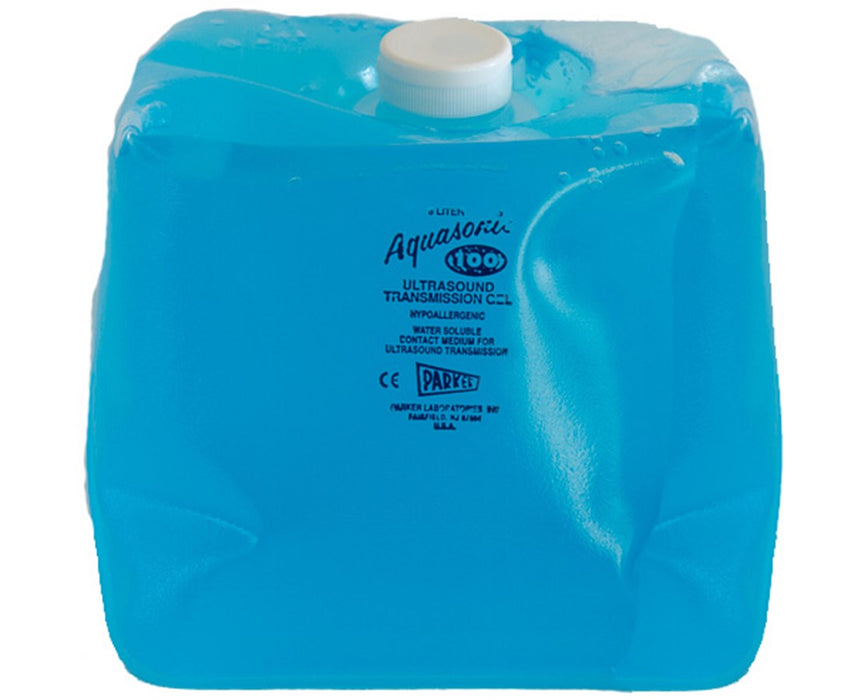Aquasonic Ultrasound Gel - 5 Ltr w/ 250mL dispenser, 4/Cs