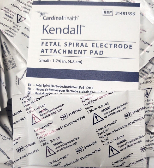 Fetal Spiral Electrode Attachment Pads. Case. Small: 1-7/8" (50/cs)