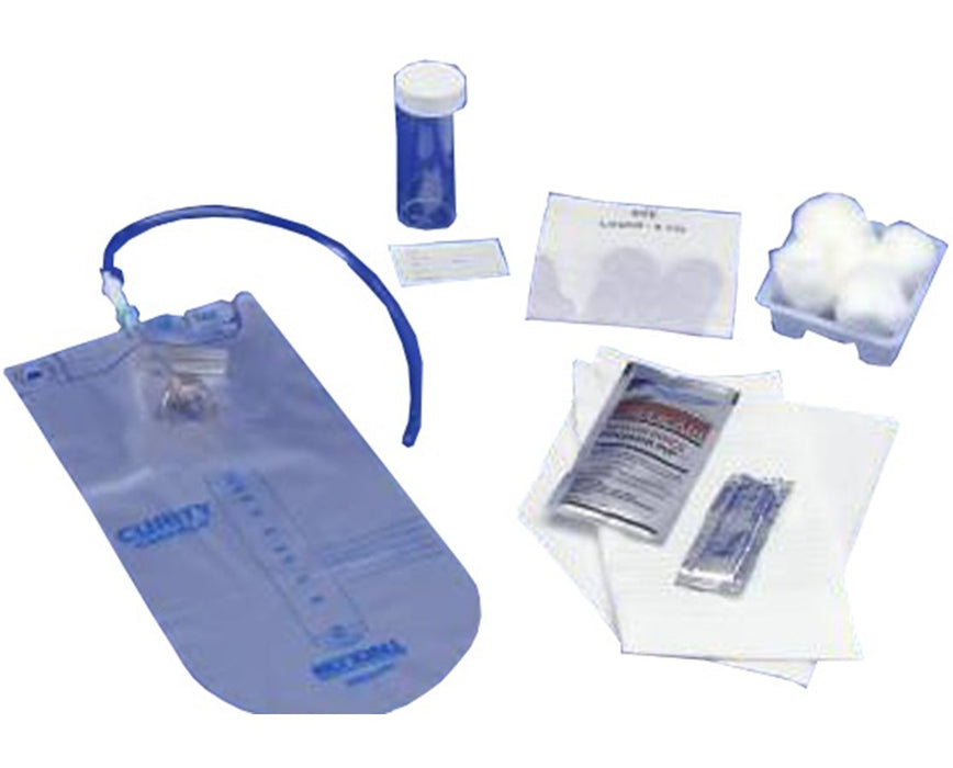 Ultramer Red Rubber Latex Catheter Tray - 20/Case