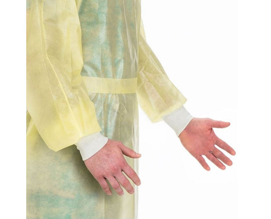 Poly-Coated Full-Back Isolation Gown