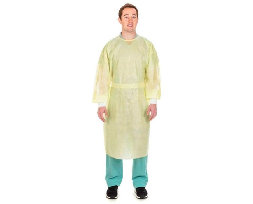 Poly-Coated Full-Back Isolation Gown