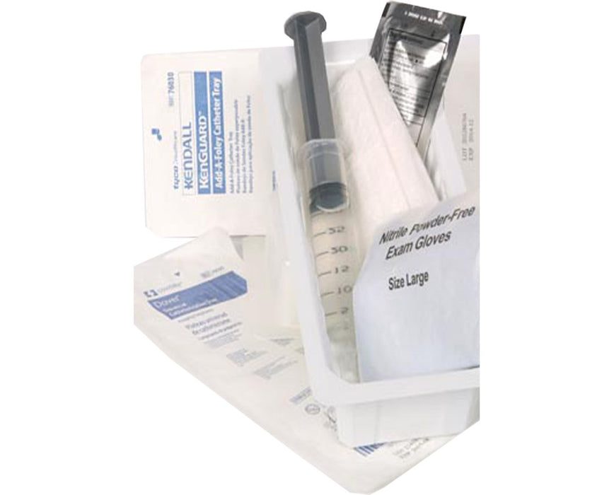Kenguard Universal Catheter Insertion Tray 30cc, 3 PVP Swabsticks - 20/Case