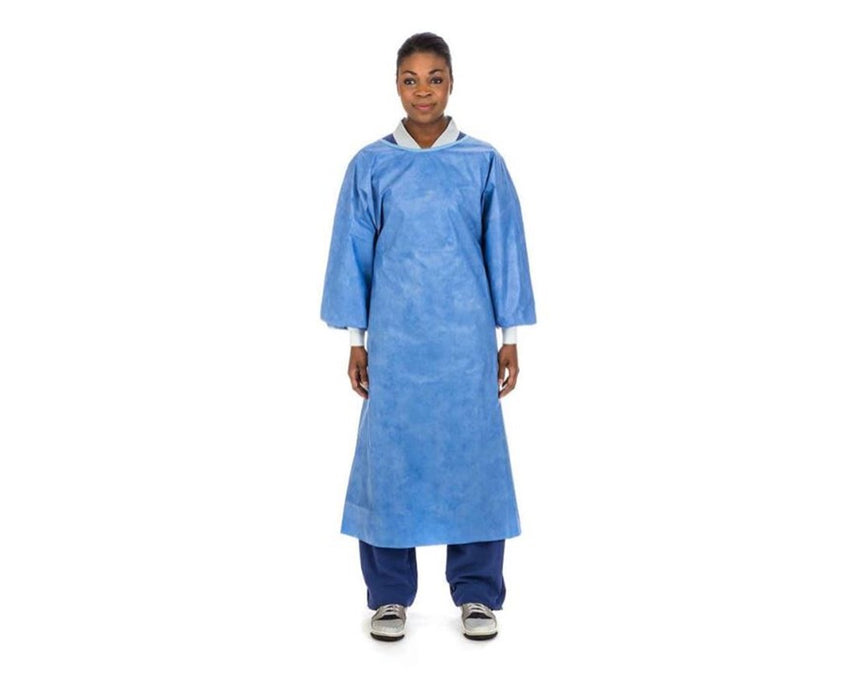 Poly-Coated SMS Chemotherapy Gown - Size: XL
