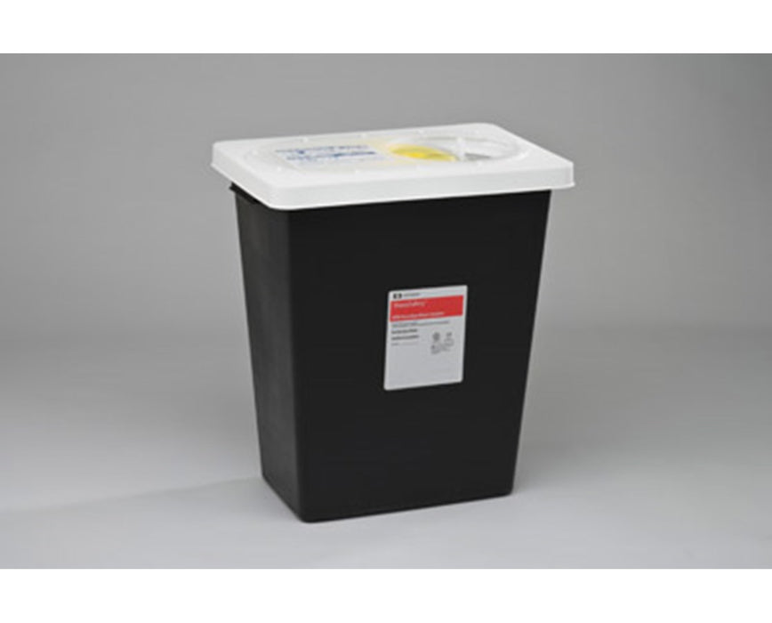 SharpSafety Disposal RCRA Hazardous Waste Container, Slide Lid - 8 Gallon, 10/Cs
