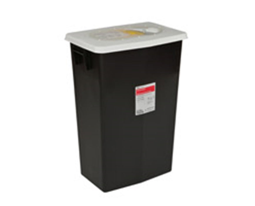 SharpSafety Disposal RCRA Hazardous Waste Container, Slide Lid - 18 Gallon, 5/Cs