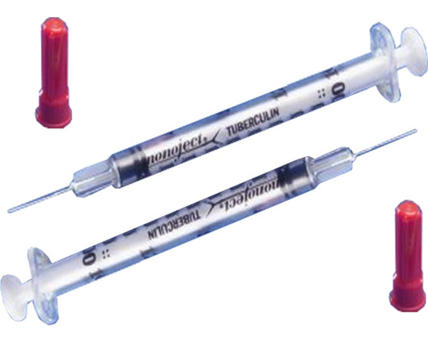 Monoject Insulin Syringes, 1mL, Regular Tip - 500/Case