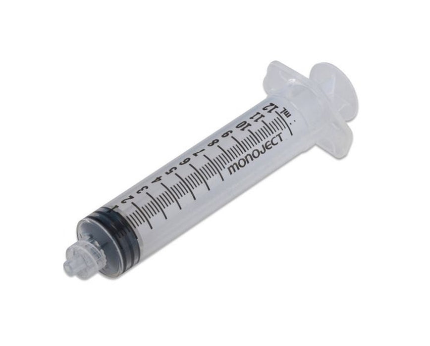 12mL Monoject Rigid Pack Syringes w/ Regular Tip (80/Box)
