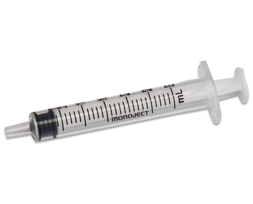 Monoject Rigid Pack Syringes with Hypodermic Needle - 3mL 21G x 1" Needle - 1000/Case