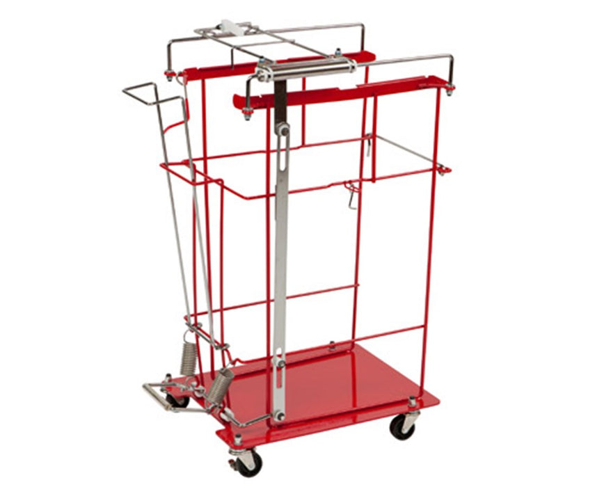 SharpSafety Foot Pedal Cart For Slide Lid Container -1/Cs
