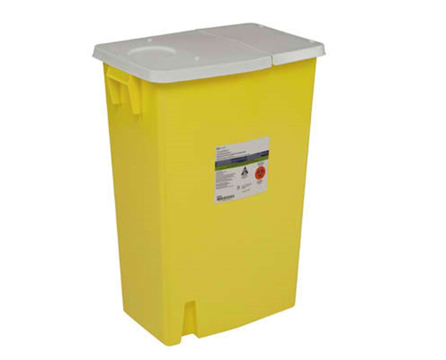 SharpSafety Disposal Chemotherapy Container - Hinged Lid
