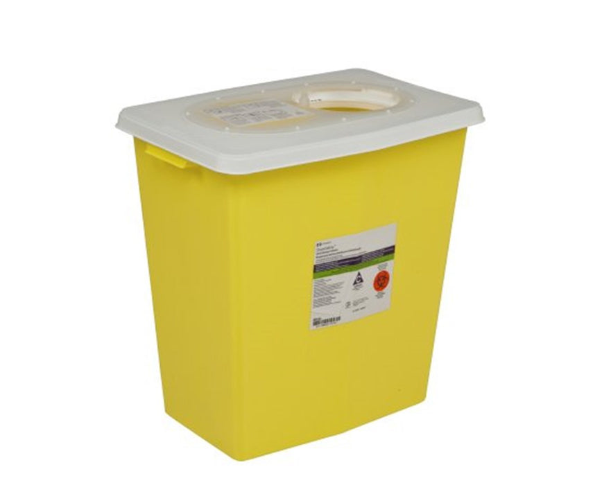 SharpSafety Disposal Chemotherapy Container - Hinged Lid