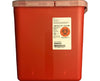 SharpSafety Biohazard Disposal 2 Gal. Multi-Purpose Sharps Container w/ Hinged Opening Lid