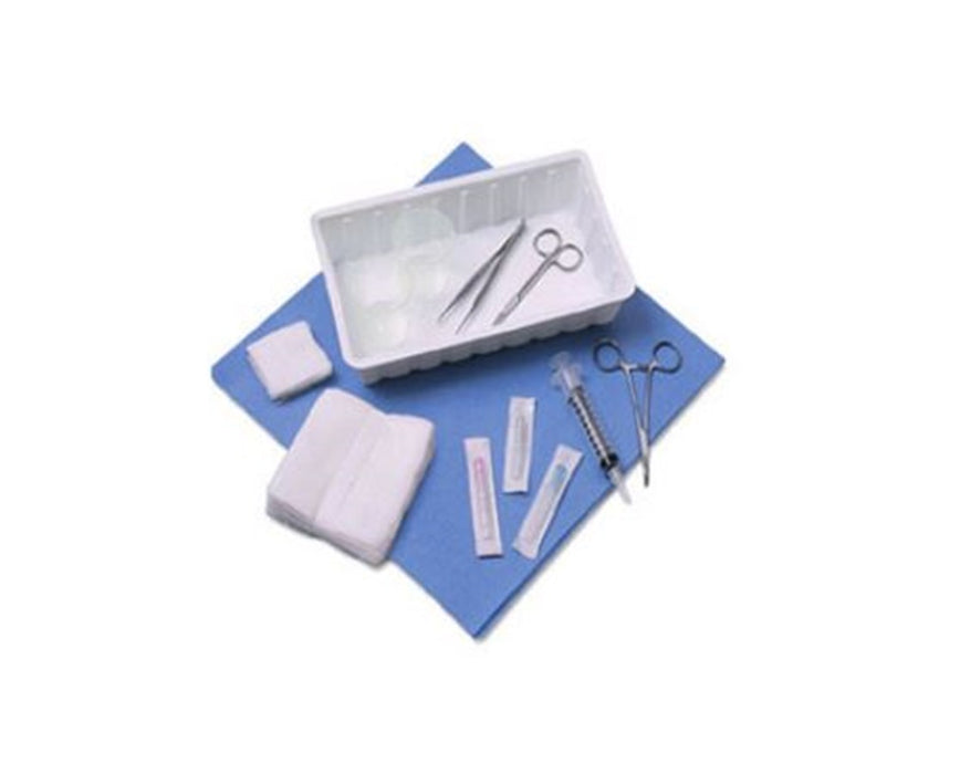 Presource One Compartment Laceration Tray