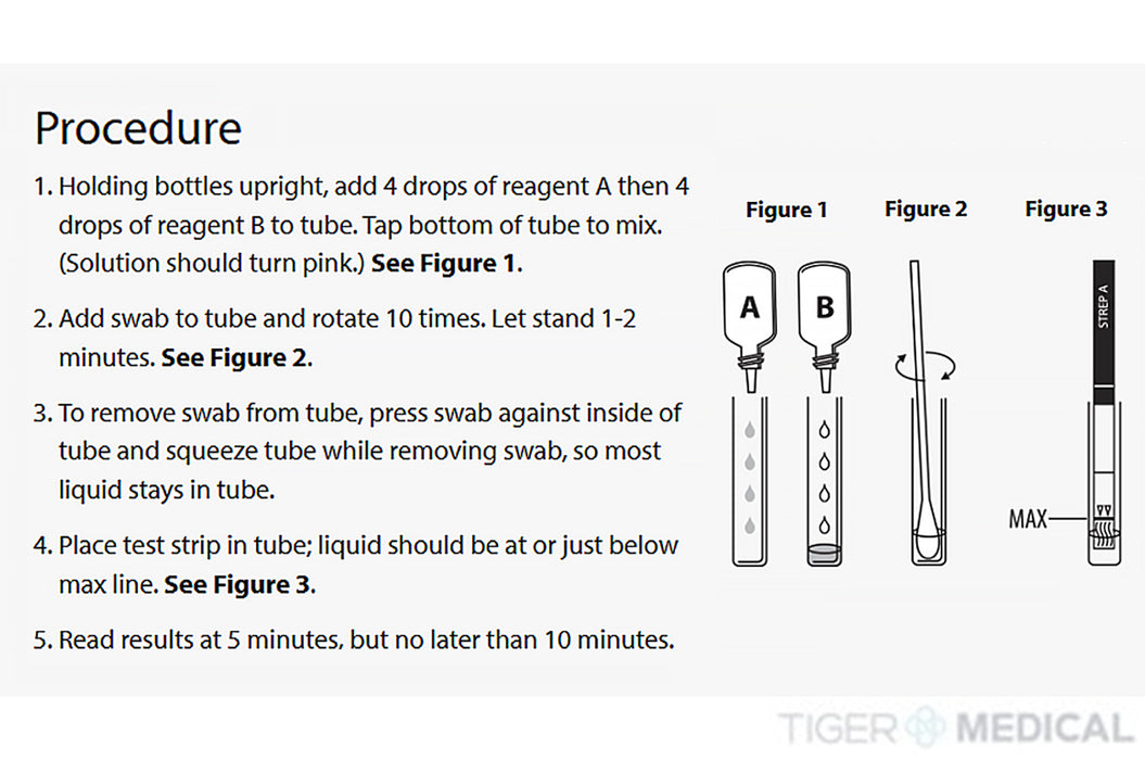 Strep A Dipstick Rapid Test, 50/Cs