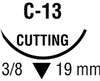 Plain Gut Sutures, Size 3-0, Reverse Cutting, 30