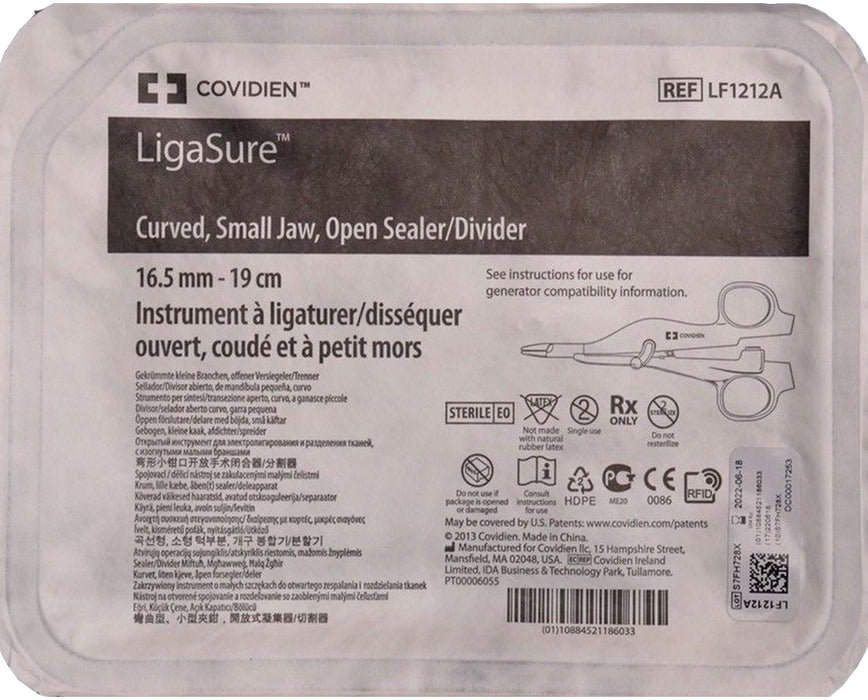 LigaSure Small Jaw Open Instrument, 7.4" - 6/Case