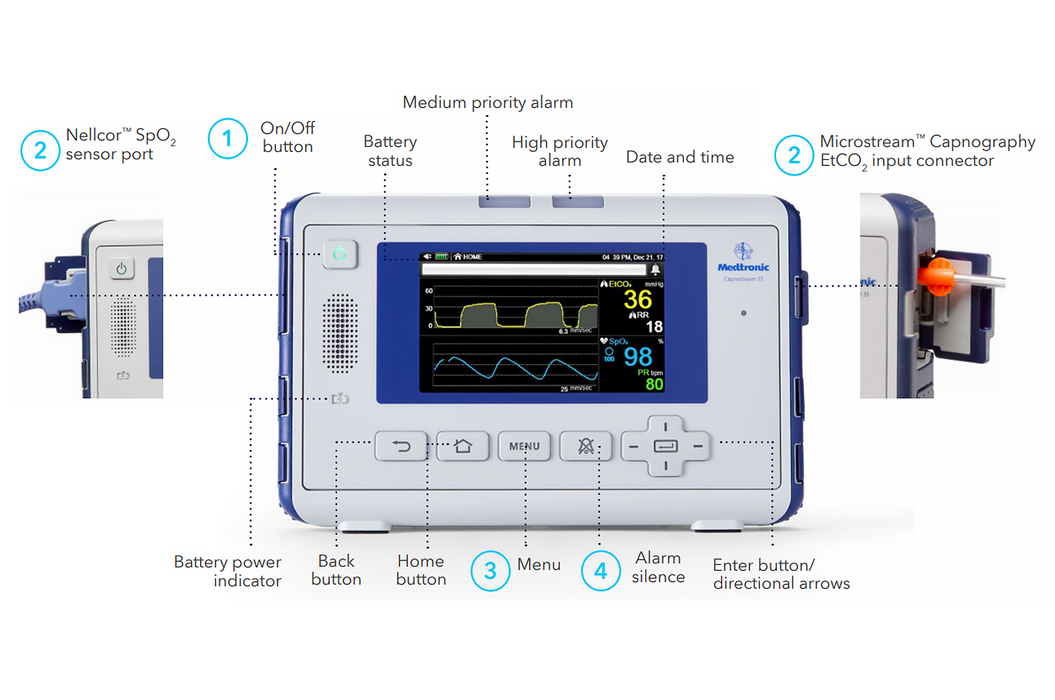 Capnostream 35 Portable Capnography Patient Monitor