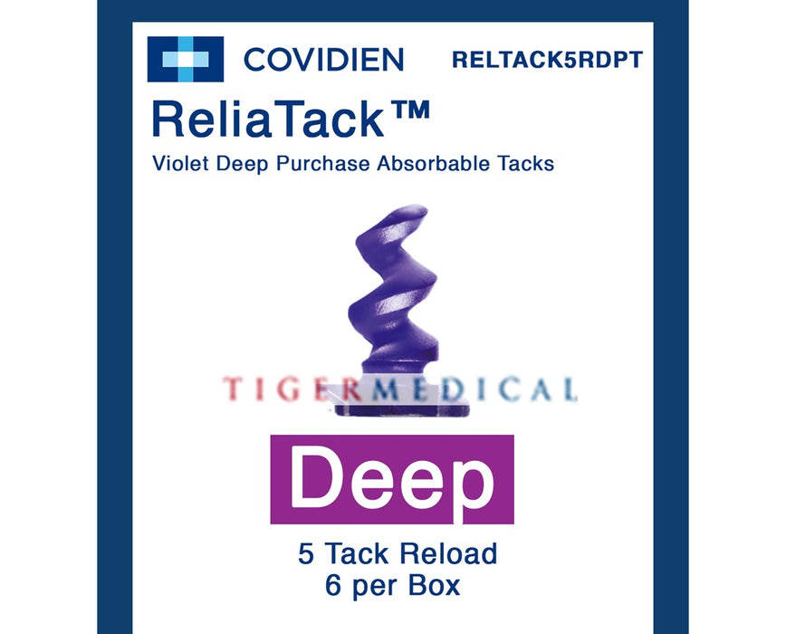 ReliaTack 5-Tack Deep Purchase Tack Reload for Articulating Reloadable Fixation Device
