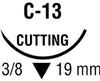 Polysorb Absorbable Sutures, Reverse Cutting