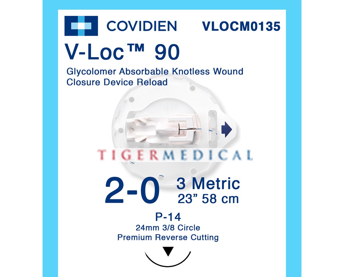 Covidien V-Loc™ 90 Absorbable Wound Closure Reload Sutures, 12 Per Box ...