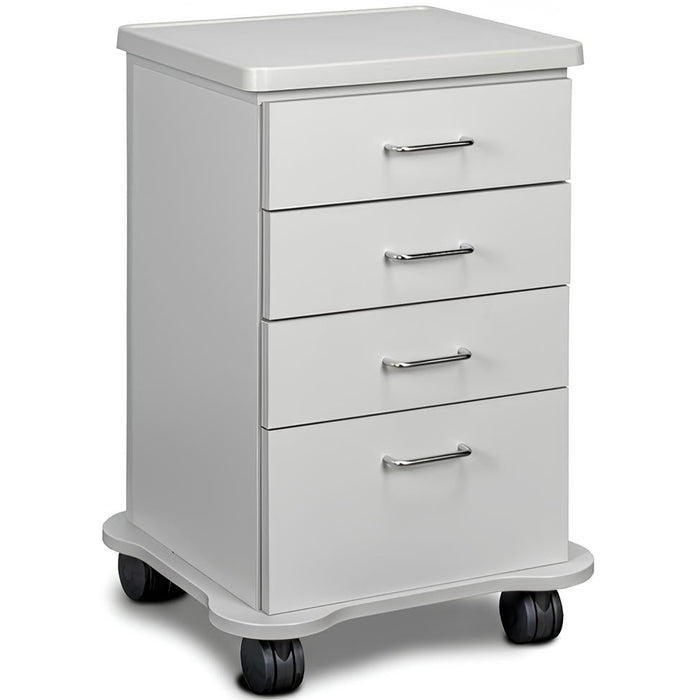 Wall & Base Cabinet Package w/ Mobile Cart-Mate (48" - 72"W). Fashion Finish