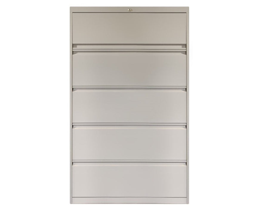 800 Lateral File Cabinet w/ 1 Receding Door & 4 Drawers - 36" Wide