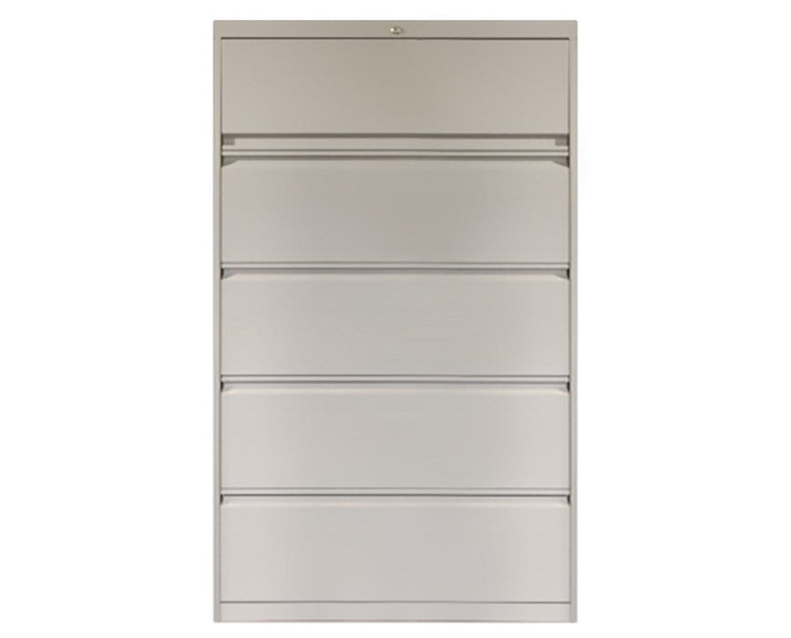 800 Lateral File Cabinet w/ 1 Receding Door & 4 Drawers - 36" Wide