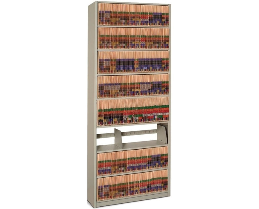 4Post-In-A-Box Letter-Size Starter Shelving / Filing Cabinet - 7 Openings
