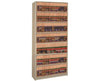 4 Post File Shelving Cabinet 97-1/4