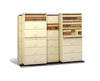 Stak-N-Lok BiSlider Retractable Door File Shelving Cabinet - 3/2 Legal Size, 42