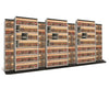 4 Post BiSlider Filing System 7 Units - 4/3 Legal Size, 42