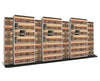 4 Post BiSlider Filing System 7 Units. 4/3 Legal Size, 48
