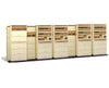 Stak-N-Lok BiSlider Retractable Door File Shelving Cabinet. 6/5 Letter Size, 36
