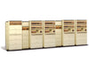 Stak-N-Lok BiSlider Retractable Door File Shelving Cabinet - 6/5