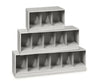 VuStak X-Ray Size File Shelving Cabinet with Straight Tiers