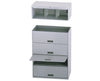 Stak-N-Lok Retractable Door Stackable Add-On File Shelving Cabinet. 1 Opening Letter Size 30