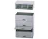 Stak-N-Lok Retractable Door Stackable Add-On File Shelving Cabinet - 1 Opening Binder Size 24
