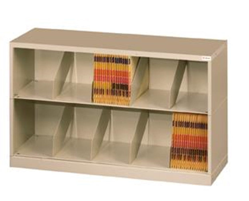 ThinStak Letter-Size Open Shelf Filing System - 2 Tiers: 48"