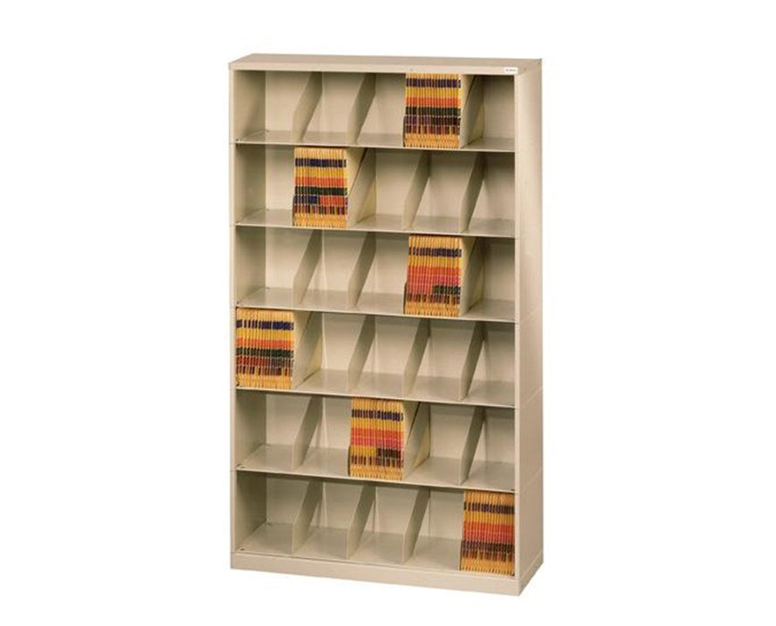 ThinStak Letter-Size Open Shelf Filing System - 6 Tiers: 24"