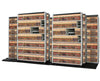 4 Post Trislider Filing System 7 Units. 3/2/2 Legal Size, 42