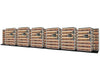 4 Post Trislider Filing System 19 Units - 7/6/6 X-Ray Size, 48
