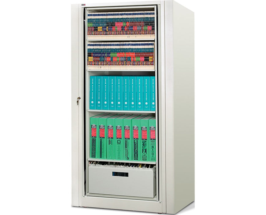 EZ2 Rotary Action File System with Drawers Letter Size 5 Openings per side Non-Locking None